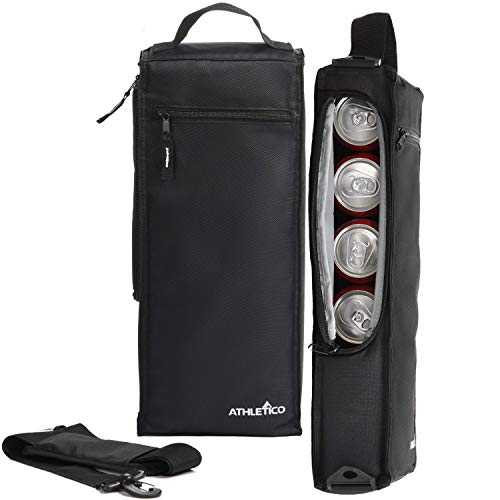 Athletico Golf Cooler Bag - Soft Sided Insulated Cooler Holds a 6 Pack of Cans or Two Wine Bottles