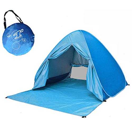 Beach Tent Shelter Tents, Big Portable Sun Umbrella, Waterproof Windproof Fit for Hiking Nylon