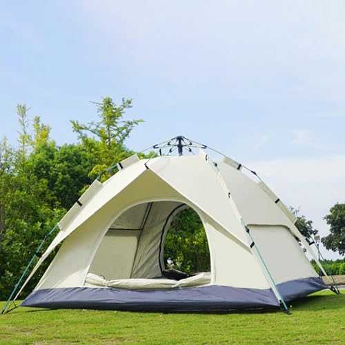 Instant Pop Up Tent 2-3 Person Reactive Outdoor Tent with Mesh Windows 3 Second Setup Waterproof & Portable for Camping & Hiking, Backpacking