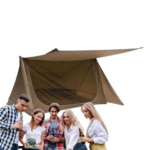 Lightweight Tent, Outdoor Tent Rodless, 1 or 2 Person Backpacking Tent, Waterproof Camping Canopy Tent for Family, Outdoor, Hiking and Mountaineering