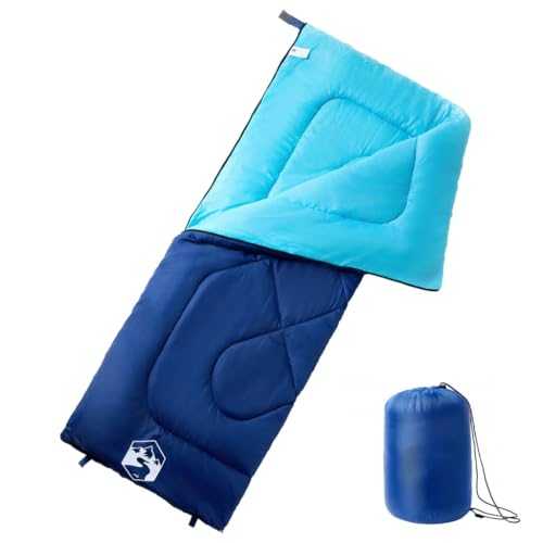 Sleeping Bag for Adults Camping Outdoor Hiking Sleeping Bag 3 Seasons vidaXL