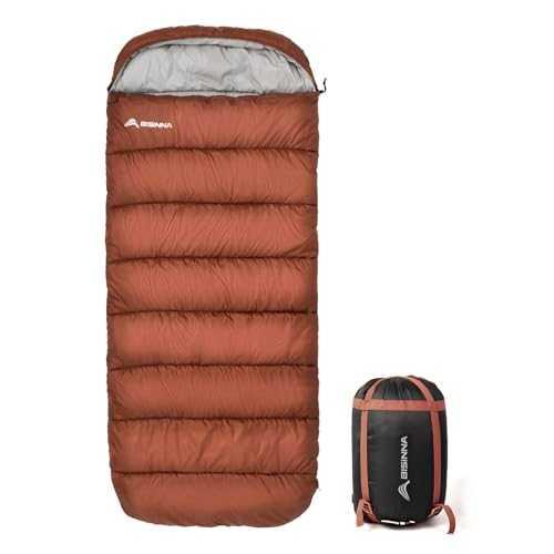 BISINNA XXL Sleeping Bag(90.55"x39.37") for Big and Tall Adults,3-4 Seasons Plus Size Warm and Comfortable Waterproof Lightweight Sleeping Bag Great for Camping Backpacking Hiking Indoor & Outdoor