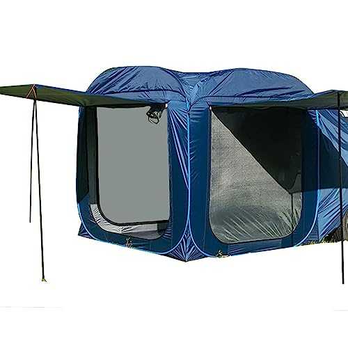 Car Awning Sun Shelter SUV Rear Tent, Car Tailgate Tent Back SUV Tent for Camping, Universal Car Tent - Up To 6 Person Sleeping Capacity