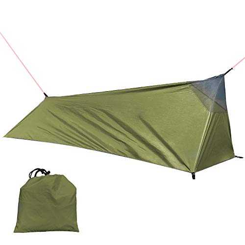 Wakects Wakects Ultralight Backpacking Tent, Water-resistant Single Person Tent with Net, Easy Set Up for Camping, Hiking, Mountaineering, Ultraleichtes Zelt, Wasserdichtes Einmannzelt