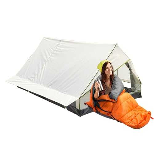 Camping Tent - Rodless Hiking Shelter | Portable Weatherproof 2-4 People Tent | Lightweight Weatherproof Hiking | Portable Lightweight For Outdoors Travel Backpacking Climbing