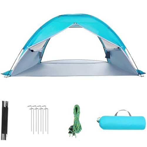 JOINPAYA Family-friendly Tent Awning 2198c Sun Shelter Tent Portable Beach Ventilation Anti-uv Fabric