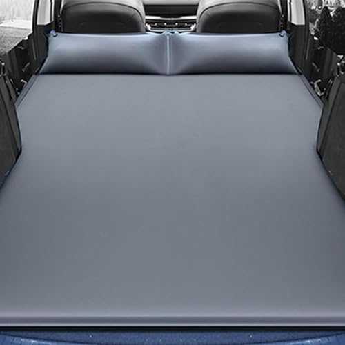 FFOCUS Car Inflatable Air Mattress for Skoda Fabia for Karoq for Kodiaq for Ciaz/Alivio,Inflatable Car Bed Thickened Inflatable Bed Outdoor Travel Camping Sleeping pad,B/Grey