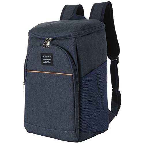 JMIATRY 18L 24Can Soft Cooler Backpack Cool Rucksack for Men Women, Large Capacity Lunch Picnic Backpack, Waterproof Cooler Bag Insulated Great for Camping, Hiking and Outdoor Activities