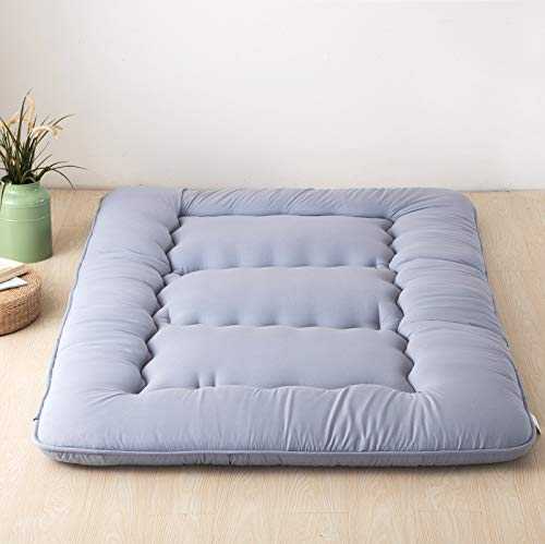 Thicken Foldable Cushion Mats for Queen/King/Single Size Portable Traditional Japanese Futon Mattress for Tatami Floor Roll Up Camping Guest Bed