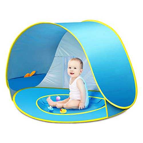 Pop up Beach Tent Outdoor Automatic UV Protection baby Portable Shade Sun Shelter Canopy Tent for Family Garden Camping Picnic