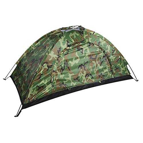 Waterproof Camouflage Tent, UV Protection One Person Lightweight Camouflage Tent for Hiking