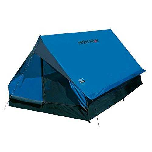 High Peak Unisex's Minipack Tents, Blue/Grey, One Size