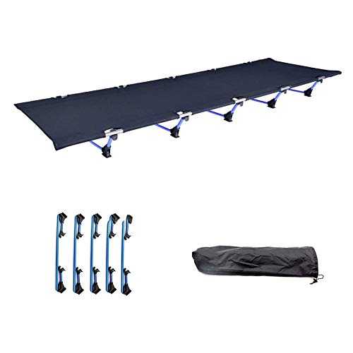 Folding Camping Cots for Heavy Duty Wide Sturdy Portable Sleeping Cot for Camp Office Use Max Load 150KG