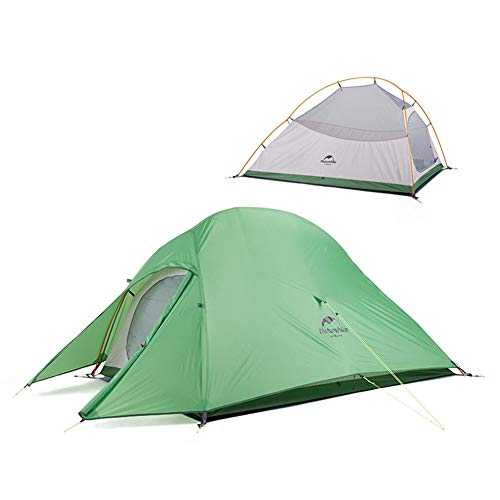 Naturehike Cloud-up 2 Ultralight Camping Tent for 2 Persons - Waterproof Double Layer Backpacking Tent 4 Seasons