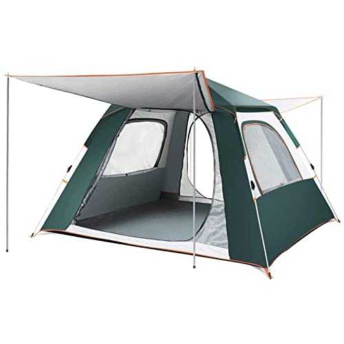 4-6 Person Tent，Multi-Purpose Quick Automatic Opening Camping Tent，Three-Dimensional Ventilation Awnings Beach Tent，Easy Setup