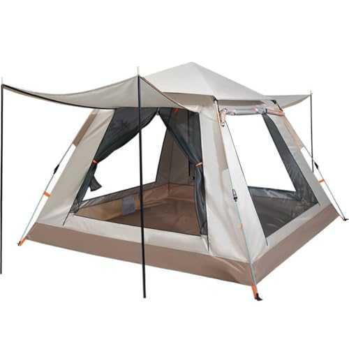 Outdoor Waterproof Camping Tent Instant Pop Up Family tent, Automatic Portable Beach Dome with Porch Suitable picnic Backpacking