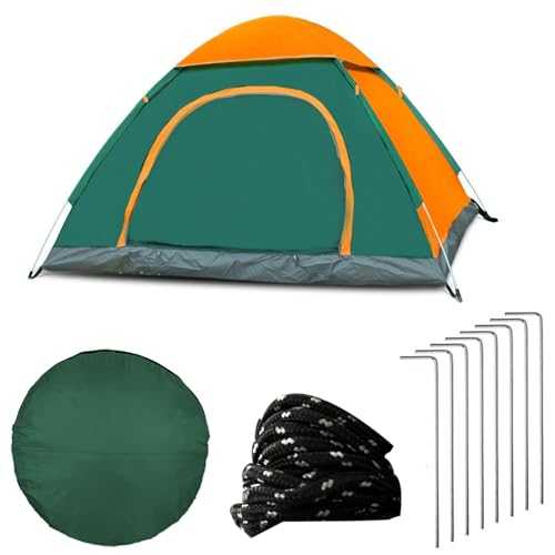 Anttyscar Pop Up Tent,Instant Outdoor Camping Tent,Foldable Automatic Lightweight Beach Tent Sun Shelter,UV protection 50+ for 3-4 Person, Easy to Install, Suitable for Family Picnic Camping Beach