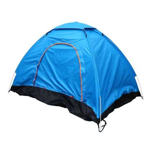 POPETPOP Waterproof Tents for Camping Beach Tent Pop up Automatic Beach Tent Portable Rainproof Outdoor Tent for 1 2 People Easy Setup Sun Shade for Camping Hiking and Beach Activities Blue