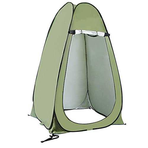 scosao Pop Up Privacy Shower Tent, Outdoor Camp Changing Room Portable Camping Toilet Tent with Carrying Bag for Beach, Fishing, Dressing, Bathing, Hiking