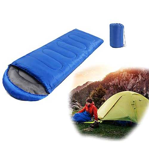 Homvik Sleeping Bag Rectangular Sleeping Bag for Winter Spring, Fall 1.3kg Lightweight Sleeping Bags (3 Season) for Adults Kids Teens for Camping Hiking and Backpacking