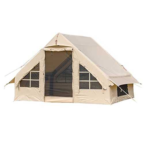 MILIPA Outdoor Camping Inflatable Tent, Thickened Rain Hut, Cotton Tent Camping Hut with Hand Inflatable Pump And Storage Bag.