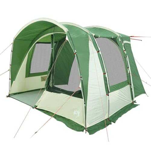 Car Tent 4-Person Green Waterproof vidaXL