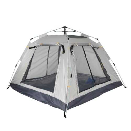 Instant Pop Up Waterproof Camping Tent Easy Set Up Automatic Beach Tent for 3-5 People