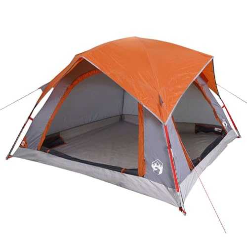Camping Tent Cabin 4-Person Patio Lightweight Tent Dome Tent Waterproof vidaXL