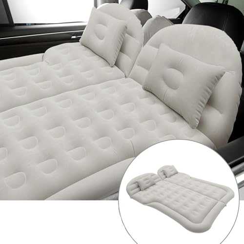 Car Mattress for Land Rover Defender 110/130 L663 2020 2021 2022 2023 2024, Car Bed Mattress Air Bed Inflatable Inflatable Car Air Mattress Blow Up,Gr-ey