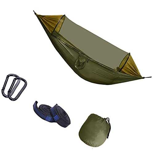 KRXSOBNV, 260cm×140cm Hanging Chair Outdoor Children 2 People with Net Removable Anti-Rollover Outdoor,Hammock