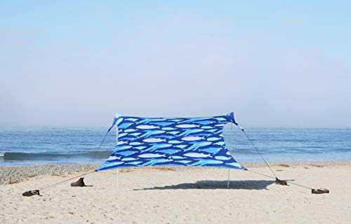 Neso Tents Grande Beach Tent, 2.1 m(7ft) Tall, 2.7m(9ft) x 2.7m(9ft), Reinforced Corners and Cooler Pocket