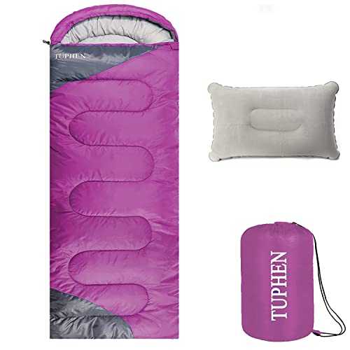 Sleeping Bag - 3-4 Seasons Camping Sleeping Bags for Adults kids Girls Boys for Hiking, Backpacking, Cold Weather & Warm Lightweight Travel Gear