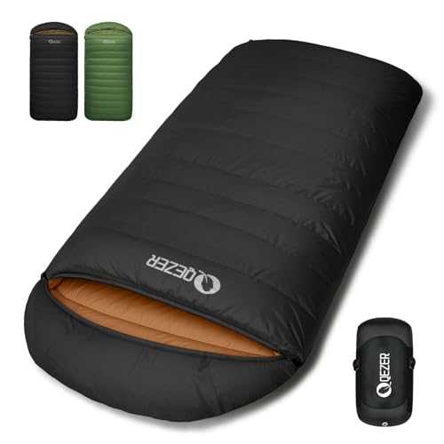 XXL Down Sleeping Bag,230cm x 100 cm Extra Large Sleeping Bag Lightweight and Warm for 3~4 Seasons Adults Outdoor Camping, Hiking and Backpacking
