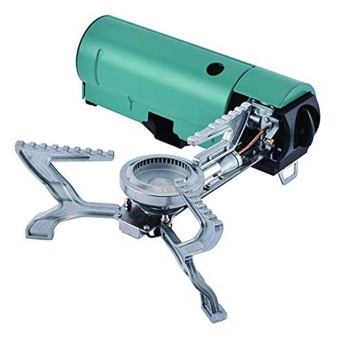 BRS-99 Mini Foldable Portable Butane Stove 2670W Camping Stove Outdoor Gas Stove with Storage Bag for Picnic Hiking Home Travel (BRS-99 Blue)