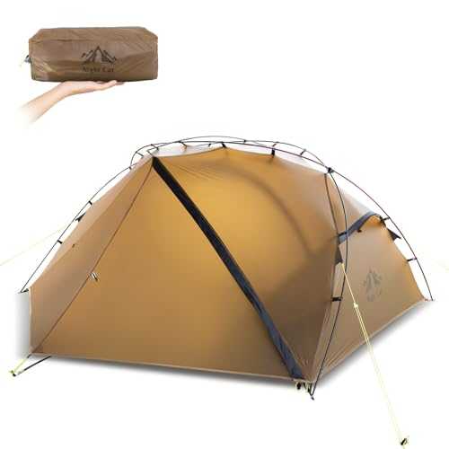 Night Cat 1 2 Man Tent Ultralight: Backpacking Tent 1 2 Person Waterproof Lightweight for Camping Trekking Hike Outdoor