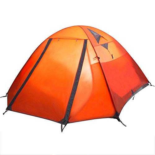 Camping Tent 3 Seasons Winter Tent 4 Person Double Layer Camping Tent Waterproof Backpacking Tent For Camping Hiking Traveling Climbing Triangle Canvas Teepee Little Surprise