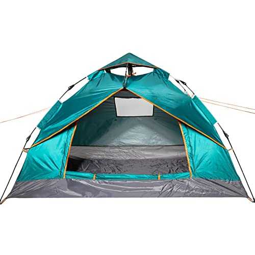 Camping Tent, 2-3/3-4 Man Tent 4 Seasons Waterproof Instant Tent Portable Ultralight Family Dome Tent for Backpacking Hiking, Removable Outer Tarpaulin