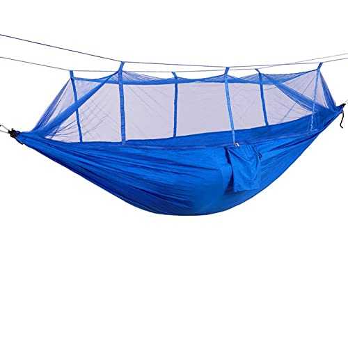 Hammock 1pc Person Outdoor Camping Hammock with Mosquito Net Lightweight Portable Hammocks Park for Hiking Backpacking Travel