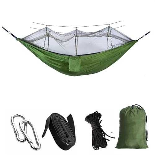 Camping Hammock Outdoor Camping Hammock 1-2 Person Go Swing With Mosquito Net Hanging Bed Tourist Sleeping Hammock Outdoor Camping Accessories