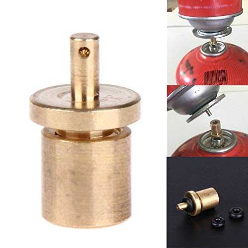 U-K Gas Refill Adapter, Gas Cylinder Accessories Set, Gold, Excellent Quality and Popular, Deft and Professional