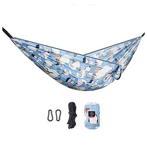 Camping Hammock, Brazilian Hammock Camping Hammock Double & Single Portable Hammock With Tree Straps, Lightweight Nylon Parachute Hammocks Camping Accessories Gear For Indoor Outdoor Backpacking, Trav