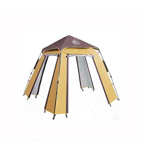 Tent outdoor 3-4 people fully automatic single 2 double wild beach camping home camping thick rain and rain pavilion Sun Shelter pop up large camping tent Cabin beach tent Quick Setup Waterpr