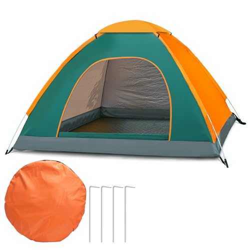 XTQFH pop up tent，camping tents 2-3 people，Dome Tents for adults waterproof small tent for Beach, Outdoor, Traveling, Hiking, Camping, Fishing