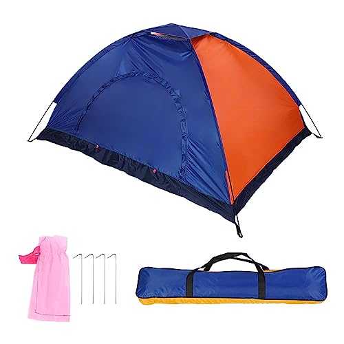 Waterproof Camping Tent, Premium Outdoor Camping Tent with Door and Window for Hiking and Backpacking