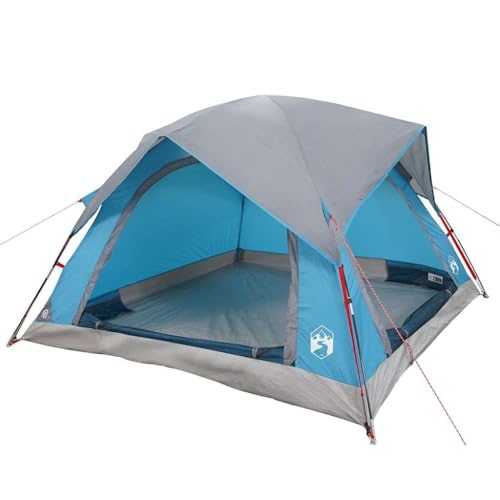 Camping Tent Cabin 4-Person Patio Lightweight Tent Dome Tent Waterproof vidaXL