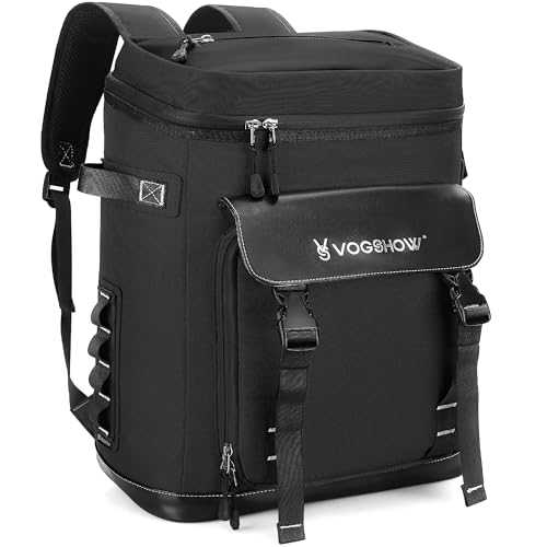 Vogshow 30L Cooler Bag Picnic Backpack Large Capacity Waterproof Cool Bag Rucksack Leakproof Insulated Backpack Cooler for Camping, Party, BBQ, Family Outdoor, Shopping, Beach, Fishing