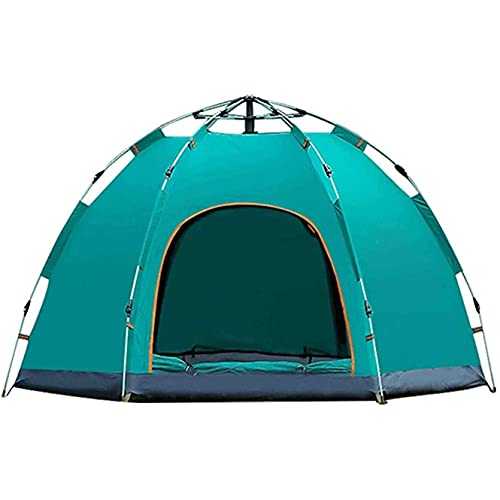 2-4 Person Camping Tent - 3 Season Ultralight Waterproof Camping Tent, Large Size Easy Setup Tent for Family, Outdoor, Hiking and Mountaineering, Green