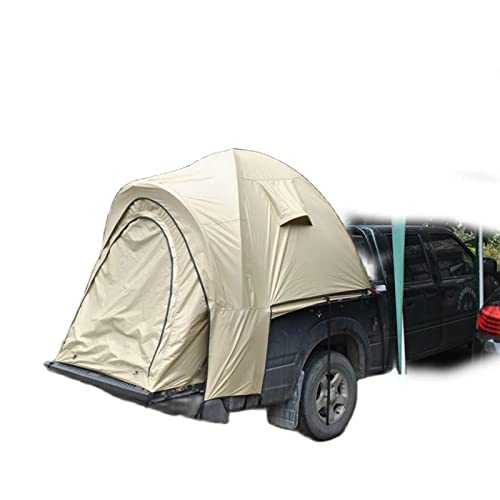 Truck Bed Tent for Pickup, 3-4 Person Portable Camping Tent with Rainfly and Carry Bag - Easy Setup for Camping, Hiking, Fishing - Durable and Weatherproof Camping Gear