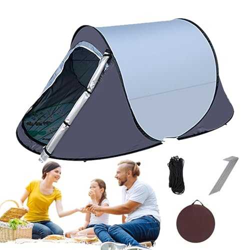 Outdoor Pop Up Tent, Picnic Sunshield Tent, 85.83x40.94x39.37 Inches, Automatic Instant Setup, Resistant Waterproof, Portable Family Canopy for Camping, Hiking (Multicolor)