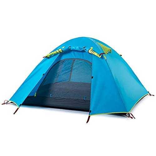 Camping Tent Double Layer Waterproof Sunscreen 2-4 Man Outdoor Light Family Tent,3 Sizes Automatic Camping Tent good stuff